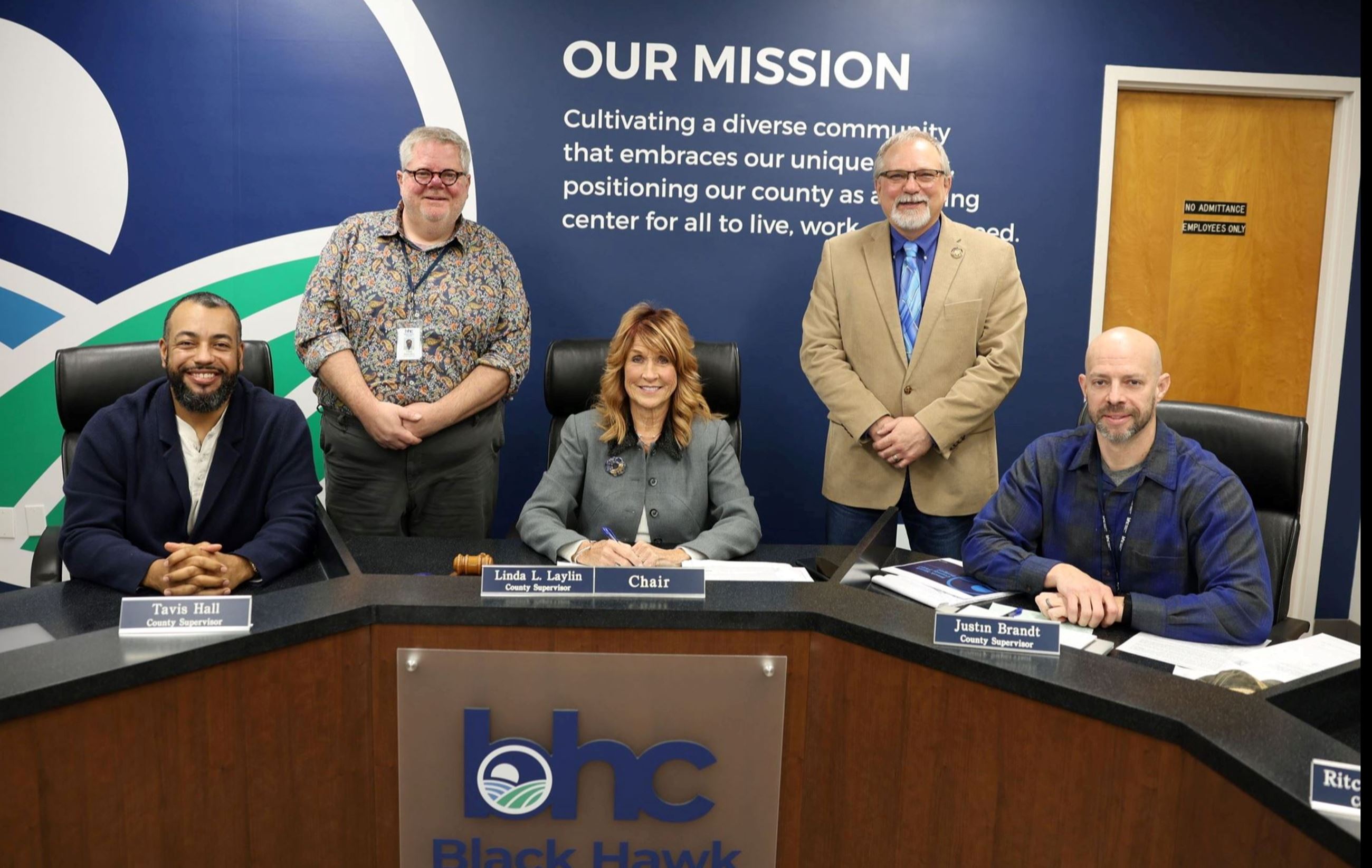 Image of the five people elected to the Board of Supervisors 2026