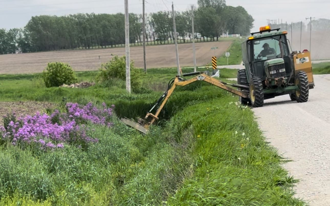 BHC Road crew mows county ditch